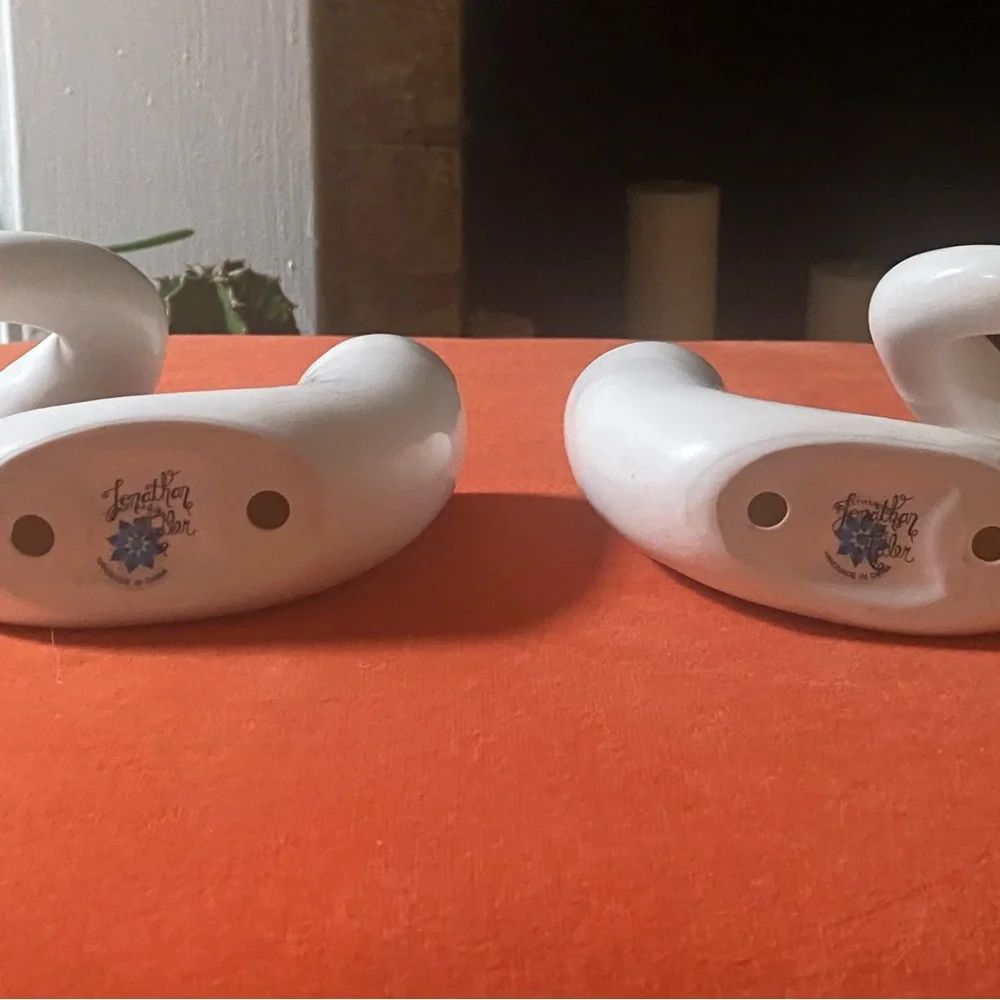 Vintage Jonathan Adler Horn Candle Holder Set